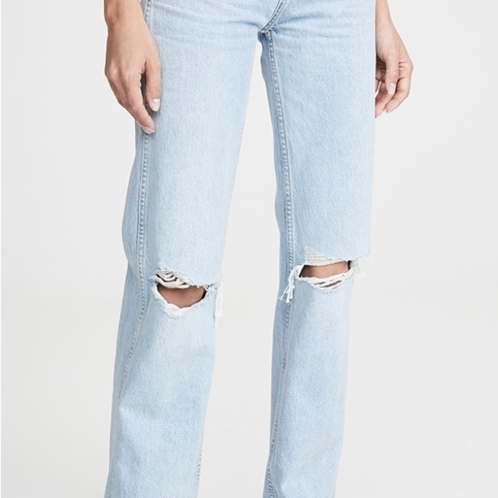 RE/DONE High Rise Straight Leg Jeans | sz. 27 💙
